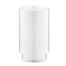 Склянка для зубних щіток GROHE Selection, біле матове скло, 41029000