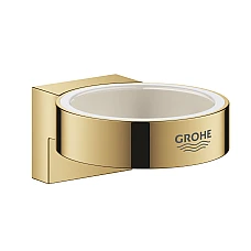 Тримач для склянки / дозатора рідкого мила GROHE Selection, золото глянцеве, 41027GL0