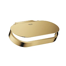 Держатель туалетной бумаги GROHE Selection с крышкой, золото глянцевое, 41069GL0