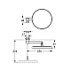 Дзеркало косметичне GROHE Selection, чорний матовий, 102279KF00