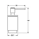 Дозатор рідкого мила GROHE Selection, графіт матовий, 41028AL0