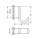 Гачок для халата GROHE Selection, золото брашоване, 41039DL0