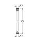 Душовий шланг GROHE Silverflex 1250 мм, графіт матовий, 28362A01