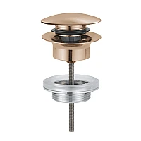 Донний клапан для раковини GROHE, push-open, золото брашоване, 65807DL0 