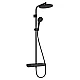 Душова система чорна матова Hansgrohe Activera S 240 1jet EcoSmart 28638670