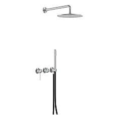 Душевая система скрытого монтажа KFA Armatura MOZA 316L 5049-510-22, нержавеющая сталь