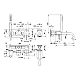Смеситель для ванны KFA ARMATURA MOZA 5039-411-61 белый