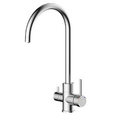 Смеситель для кухни с подключением к фильтру Koller Pool Orion Double S нержавеющая сталь