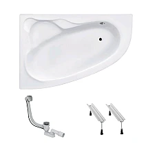 Ванна Koller Pool Nadine 170x100 + сифон + ніжки 06-01-02-10 