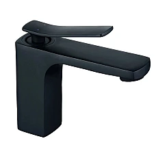 Чорний змішувач для умивальника Rea Sonic BAT-00852