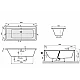 Ванна акриловая VILLEROY & BOCH O.NOVO 180X80 UBA180CAS2V-01 (без ножек)