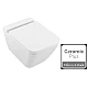 Унитаз подвесной VILLEROY & BOCH Finion 4664R0R1 без ободка с крышкой Soft Close 9M88S1R1 