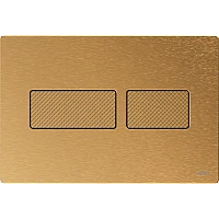 Панель змиву TECE Solid, латунь матова, 9240436