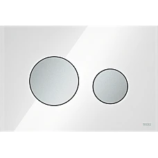 Панель змиву TECEloop, біле скло / хром матовий, 9240659