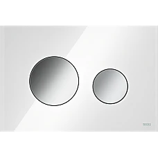 Панель змиву TECEloop, біле скло / хром глянець, 9240660