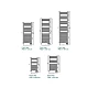 Электрический полотенцесушитель Zehnder Aura LCE-090-050 Белый