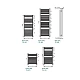 Дизайнерский полотенцесушитель Zehnder Toga TG-070-060-3570