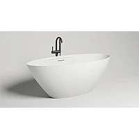 Ванна окремостояча WGT AMORE Light 1760х860, Water Composite, білий глянець