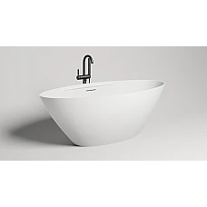 Ванна отдельностоящая WGT Water Composite AMORE Light 1760х860, белый глянец