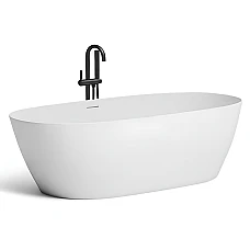 Ванна окремостояча WGT Water Composite DEA Light 1630×780, білий глянець