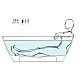 Ванна отдельностоящая WGT Water Composite DEA Light 1630×780, белый глянец