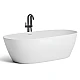 Ванна отдельностоящая WGT Water Composite DEA Light 1630×780, белый глянец