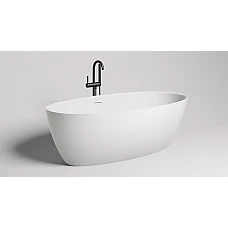 Ванна окремостояча WGT Water Stone OLIVIA 1700×935, Solid Surface, білий