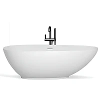 Ванна окремостояча WGT ONDA Light 1600х770, Water Composite, білий глянець