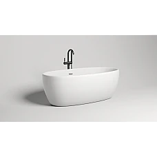 Ванна окремостояча WGT SOLE Light 1700x850, Water Composite, білий глянець