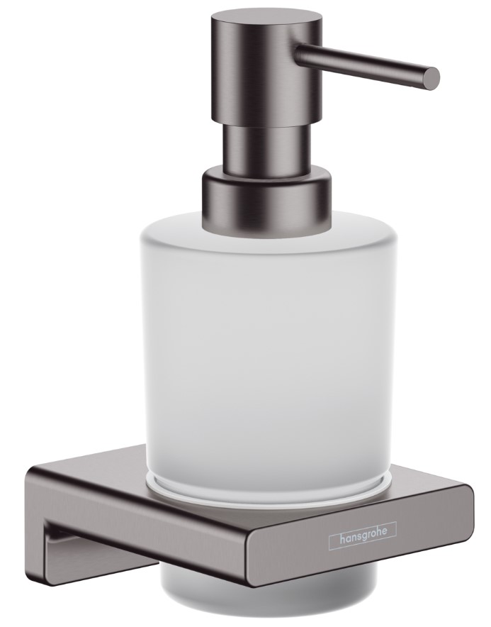 Купить Подвесной дозатор для жидкого мыла Brushed Black стекло ...